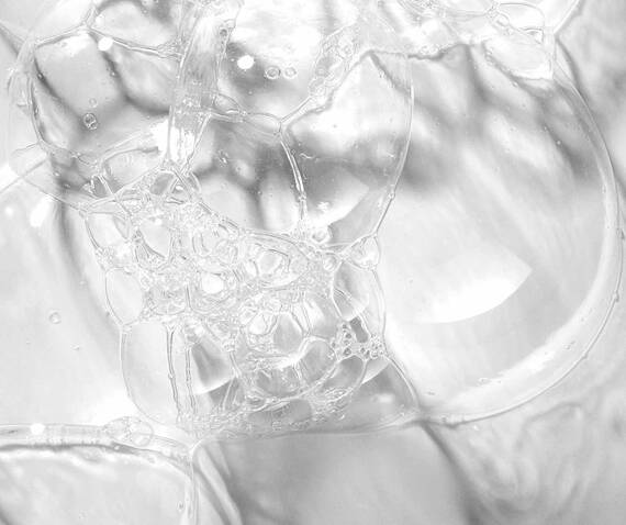 Abstract illustration of Glycolic Acid bubbles