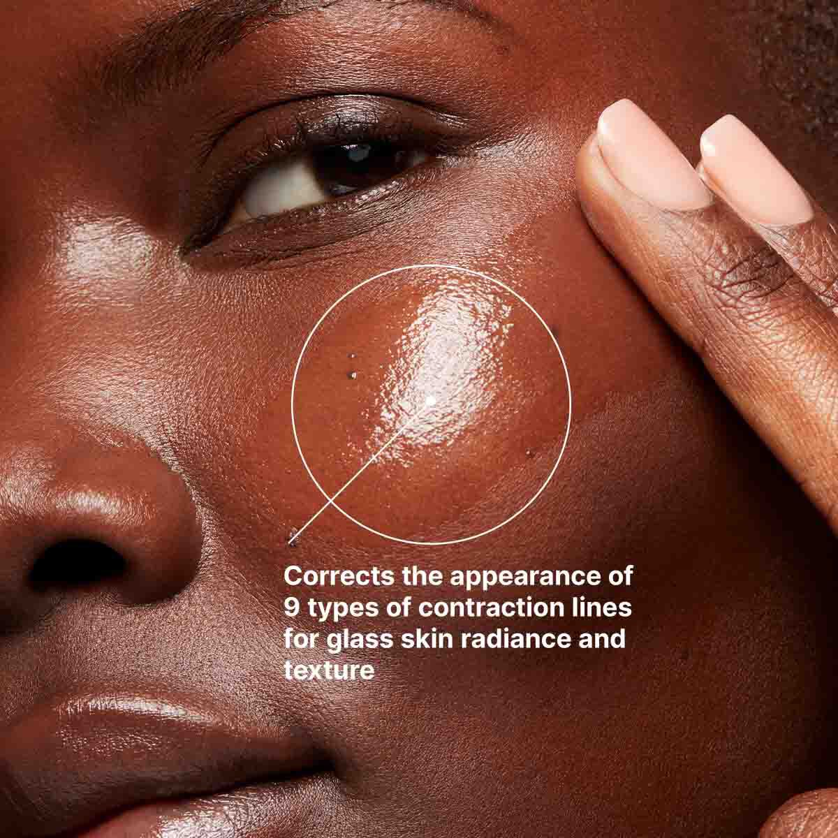 SkinCeuticals' wrinkle modulating peptide serum​ corrects the look of 9 types of contraction lines