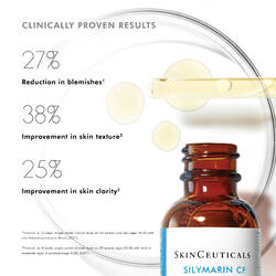 Clinically proven results after usage of SkinCeuticals Silymarin CF vitamin c serum for 8 weeks